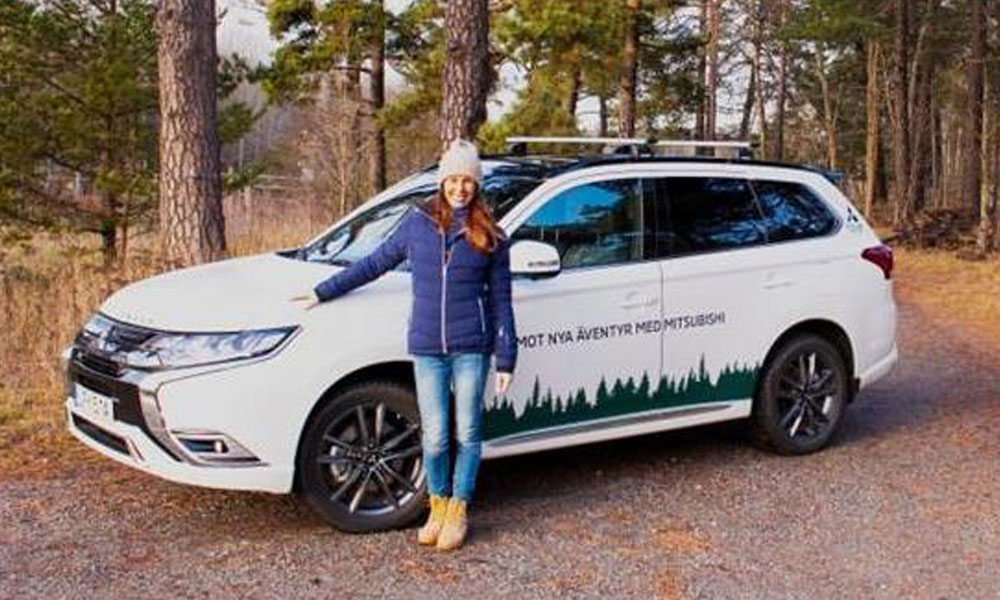 Magdalena Forsberg ny ambassadör för Mitsubishi Motors